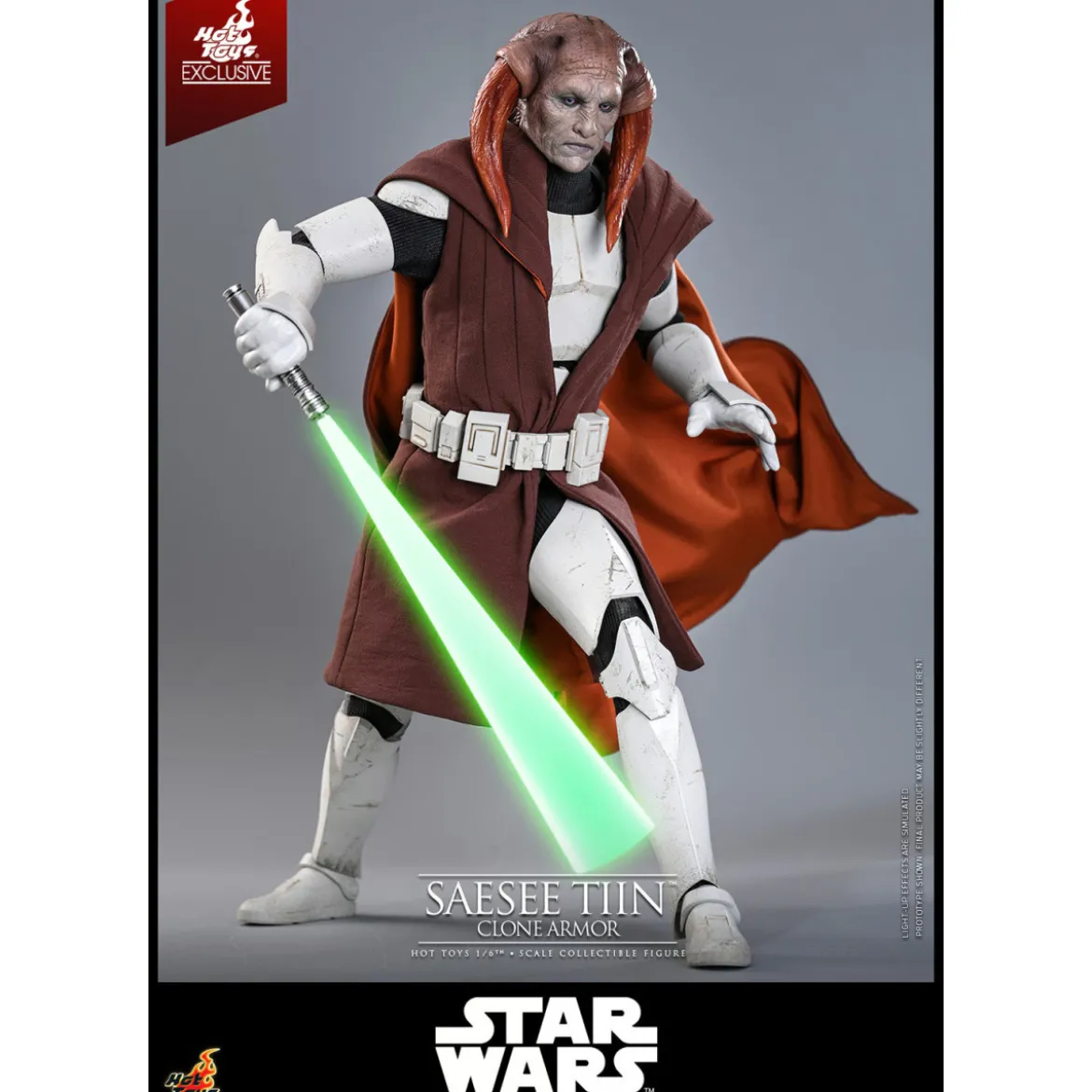 Hot Toys Star Wars - Saesee Tiin (Clone Armor) TMS 1/6 - The Clone Wars Hot Toys Exclusive