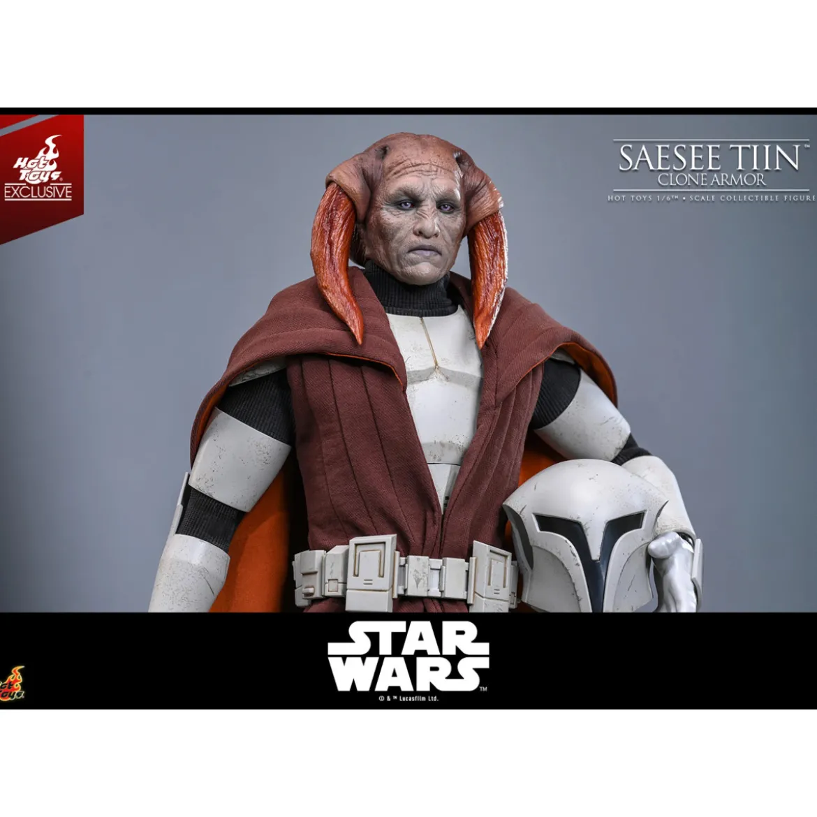 Hot Toys Star Wars - Saesee Tiin (Clone Armor) TMS 1/6 - The Clone Wars Hot Toys Exclusive