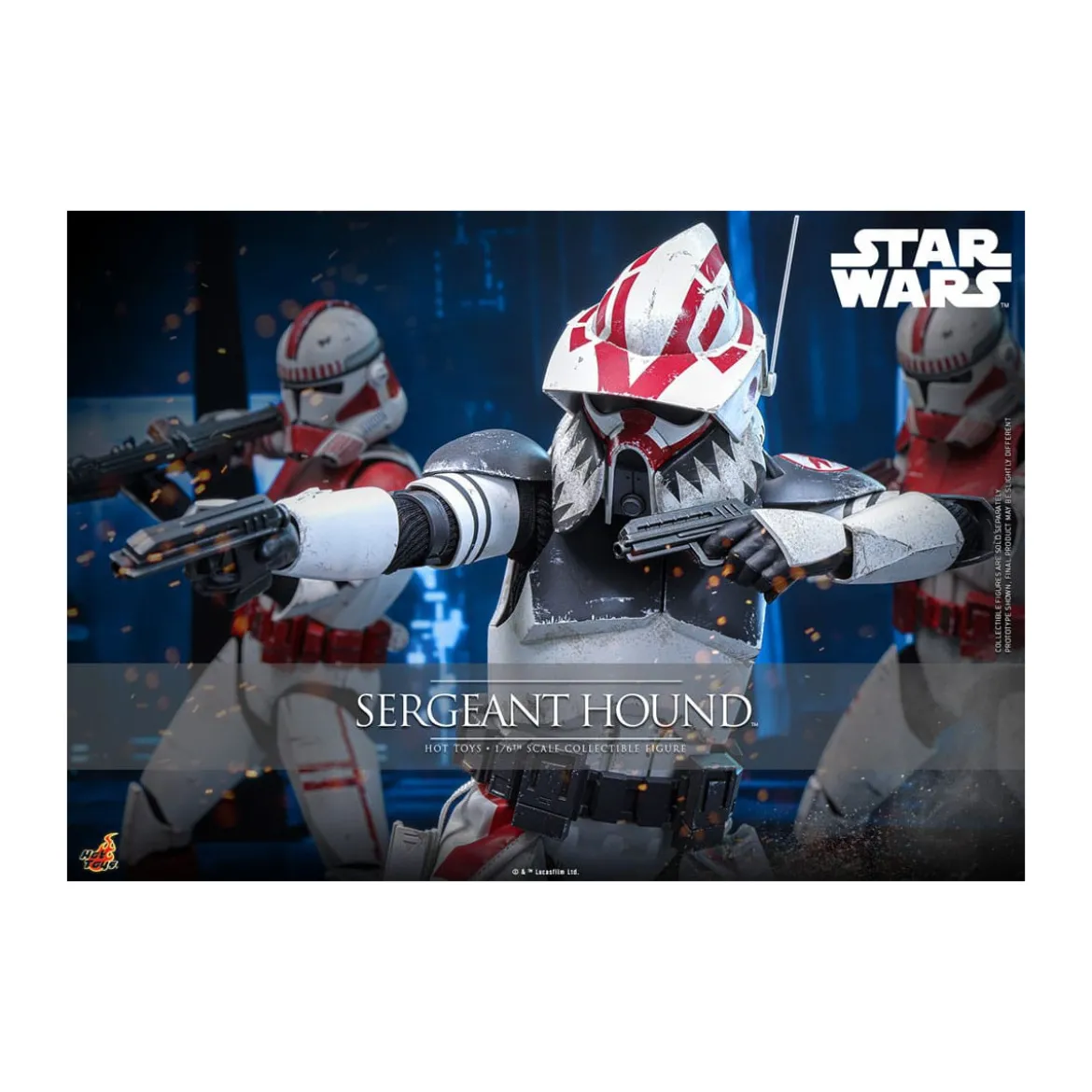 Hot Toys Star Wars - Sergeant Hound - The Clone Wars 1/6