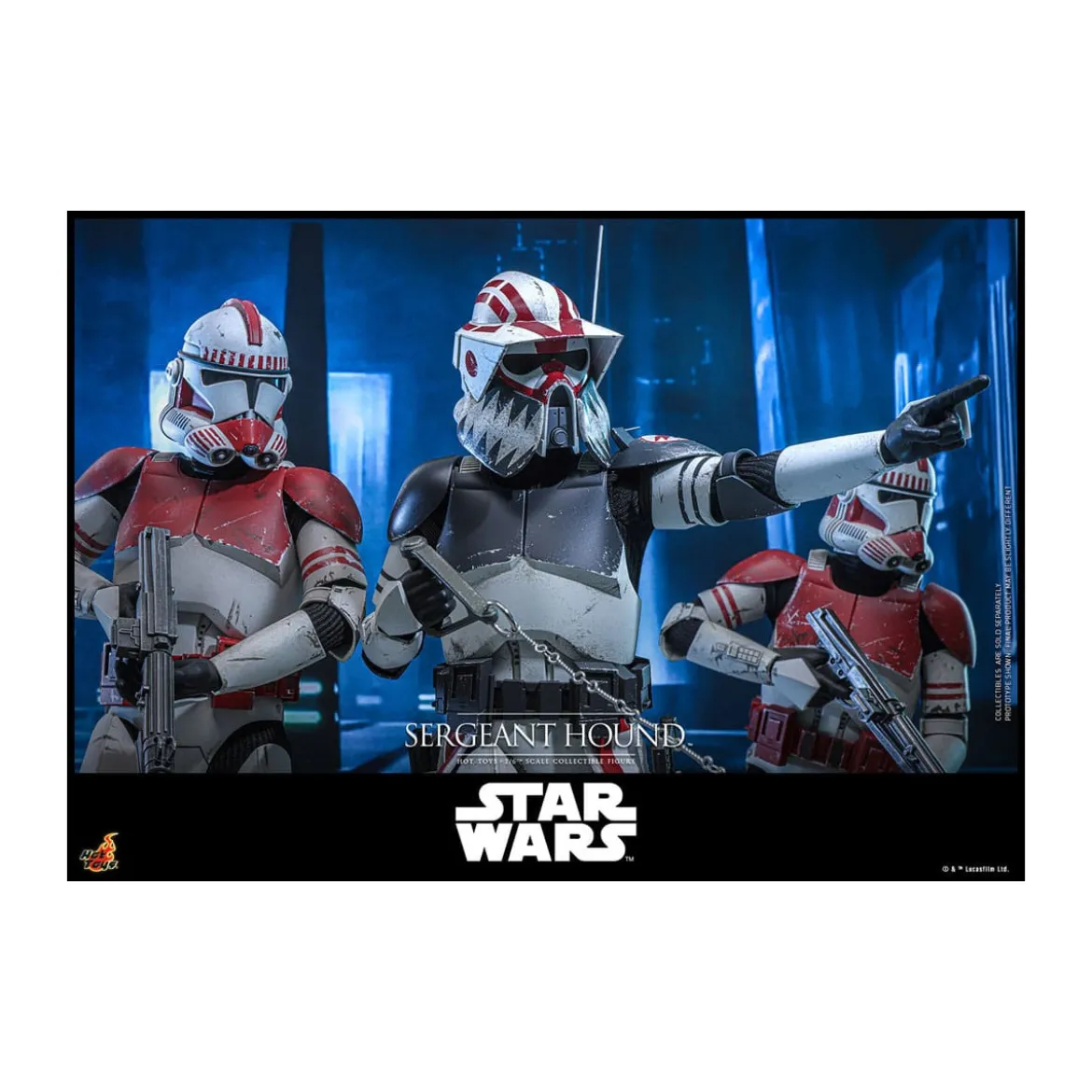 Hot Toys Star Wars - Sergeant Hound - The Clone Wars 1/6