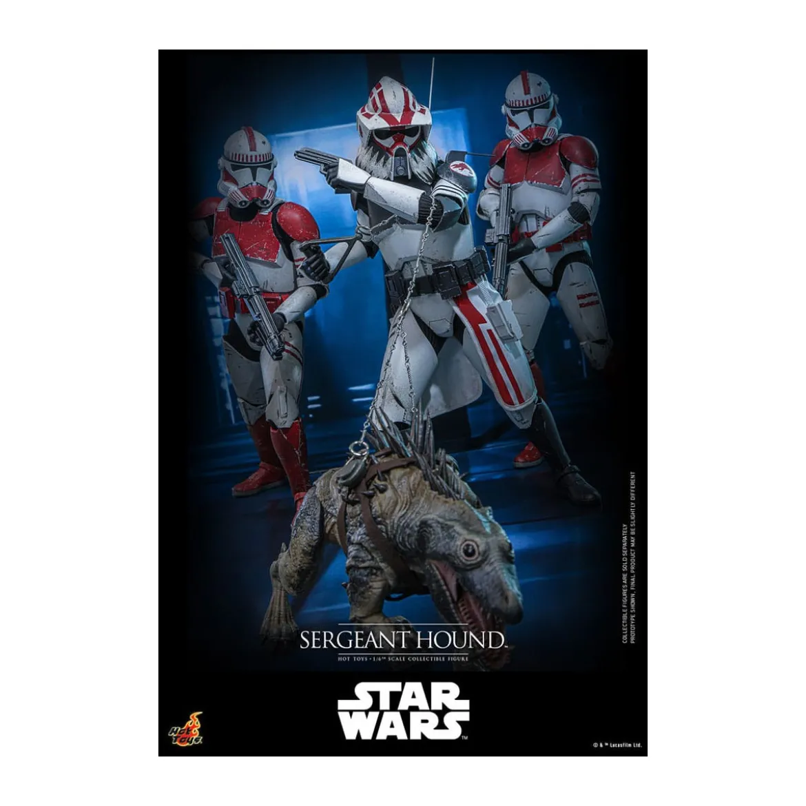 Hot Toys Star Wars - Sergeant Hound - The Clone Wars 1/6