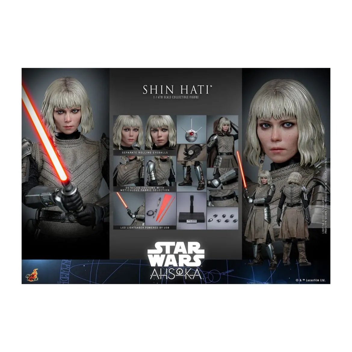 Hot Toys Star Wars - SHIN HATI - Ahsoka Tano 1/6