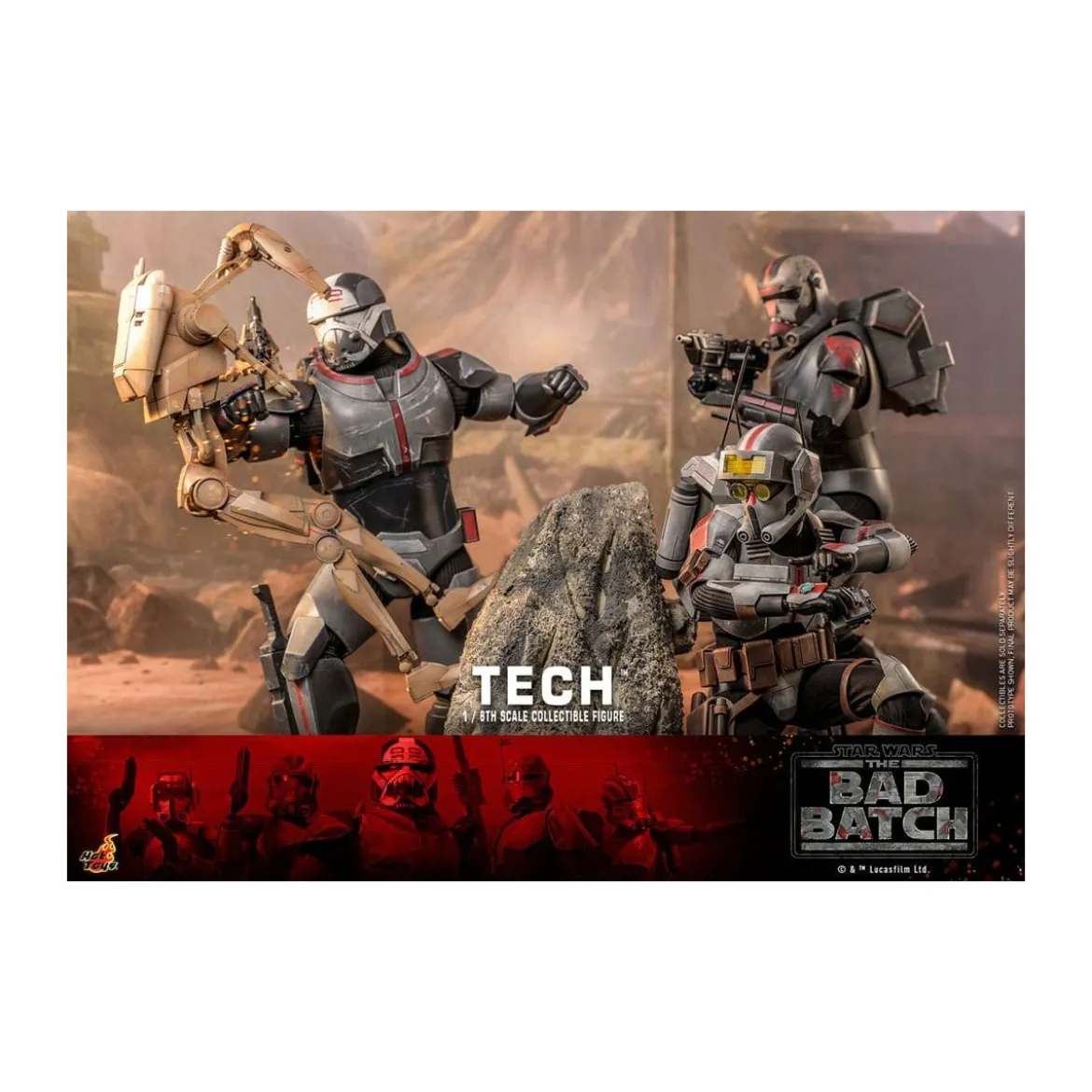Hot Toys Star Wars -Tech - The Bad Batch 1/6