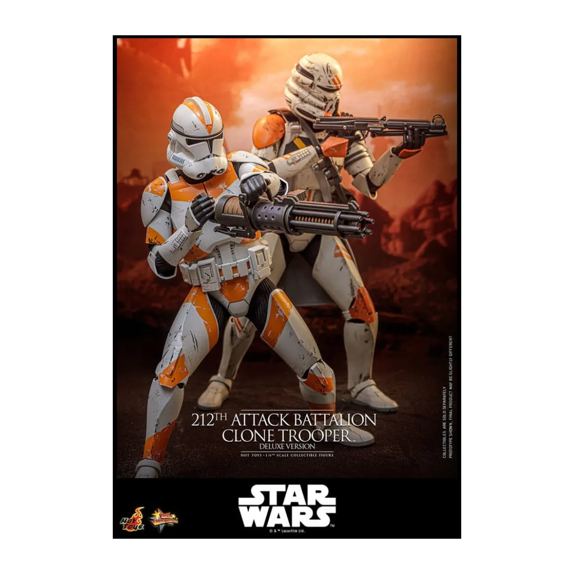 Hot Toys Star Wars - 212th Attack Battalion Clone Trooper Deluxe Version - The Clone Wars 1/6