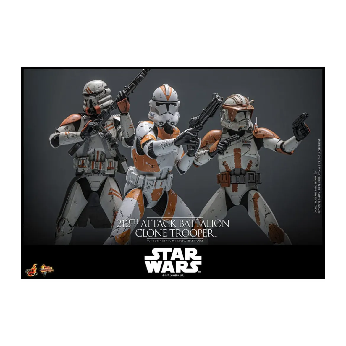 Hot Toys Star Wars - 212th Attack Battalion Clone Trooper Deluxe Version - The Clone Wars 1/6