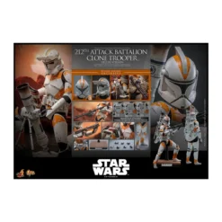Hot Toys Star Wars - 212th Attack Battalion Clone Trooper Deluxe Version - The Clone Wars 1/6