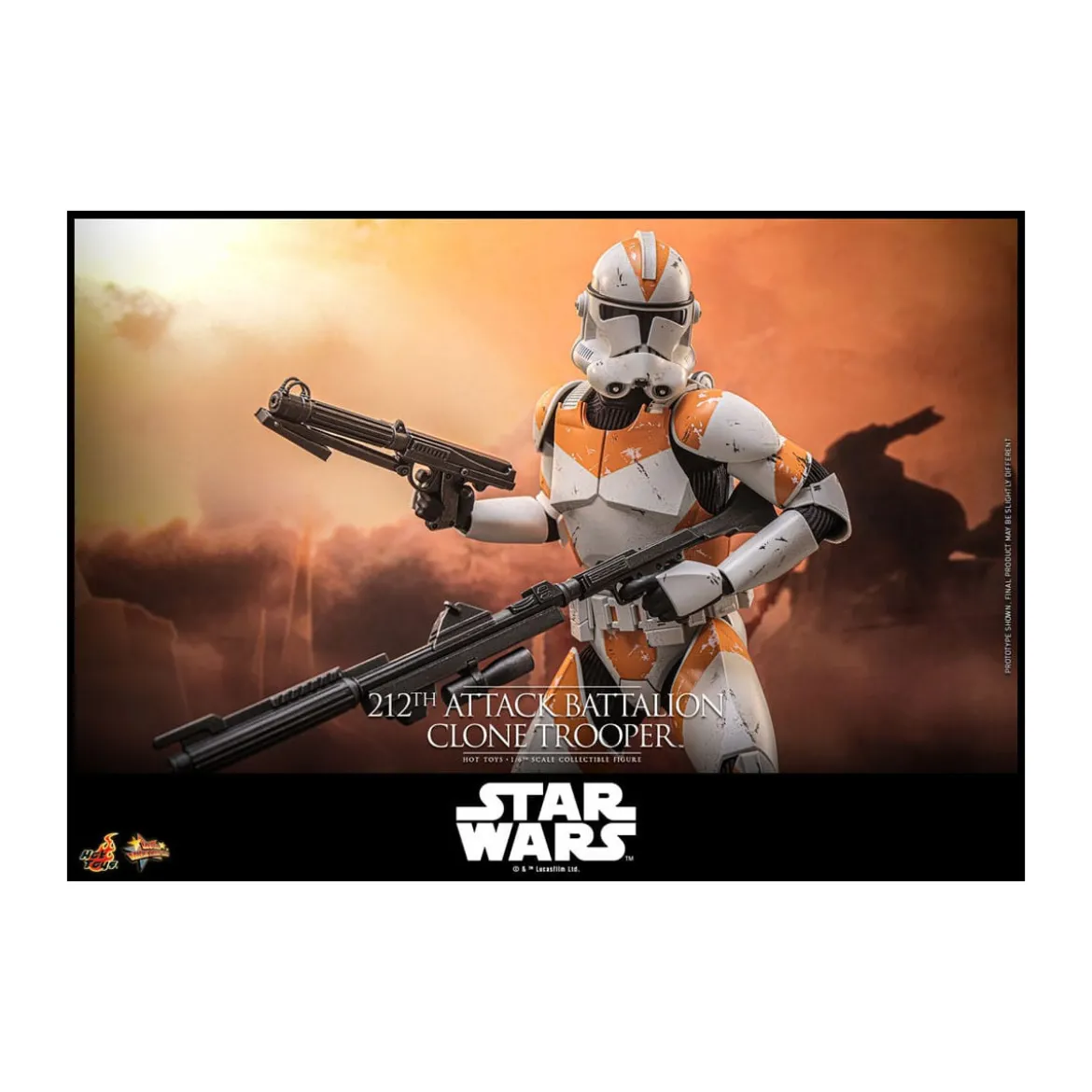 Hot Toys Star Wars - 212th Attack Battalion Clone Trooper Deluxe Version - The Clone Wars 1/6
