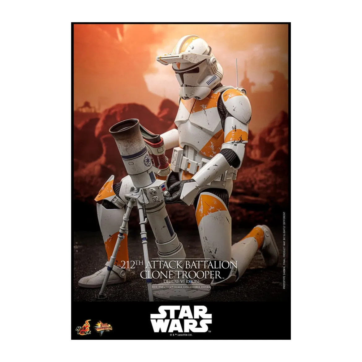 Hot Toys Star Wars - 212th Attack Battalion Clone Trooper Deluxe Version - The Clone Wars 1/6