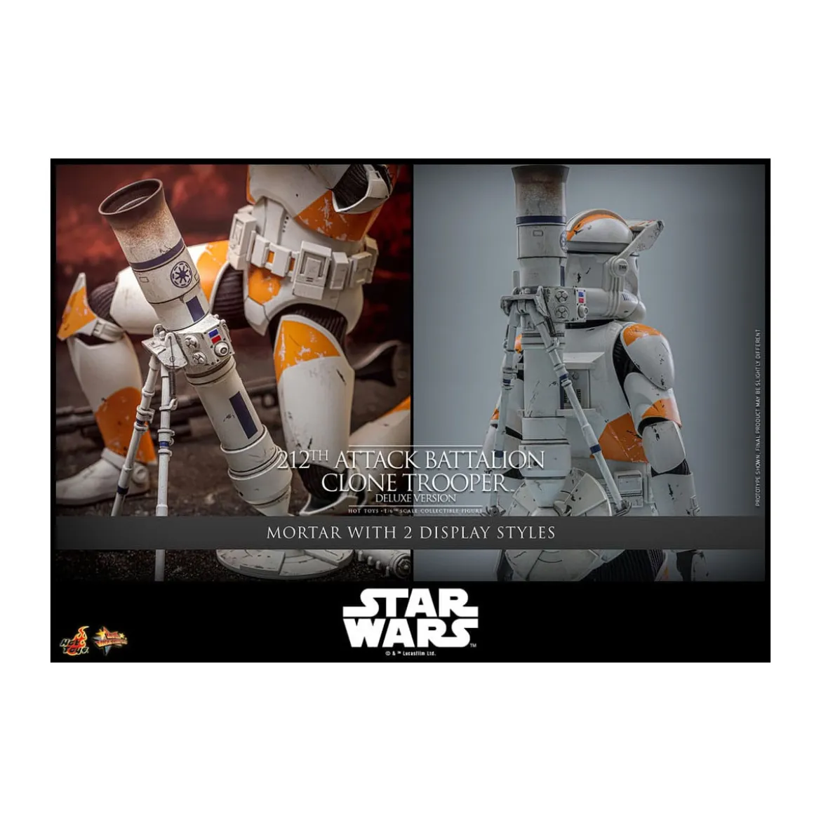 Hot Toys Star Wars - 212th Attack Battalion Clone Trooper Deluxe Version - The Clone Wars 1/6