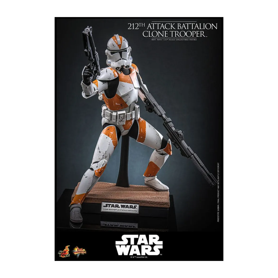 Hot Toys Star Wars - 212th Attack Battalion Clone Trooper Deluxe Version - The Clone Wars 1/6