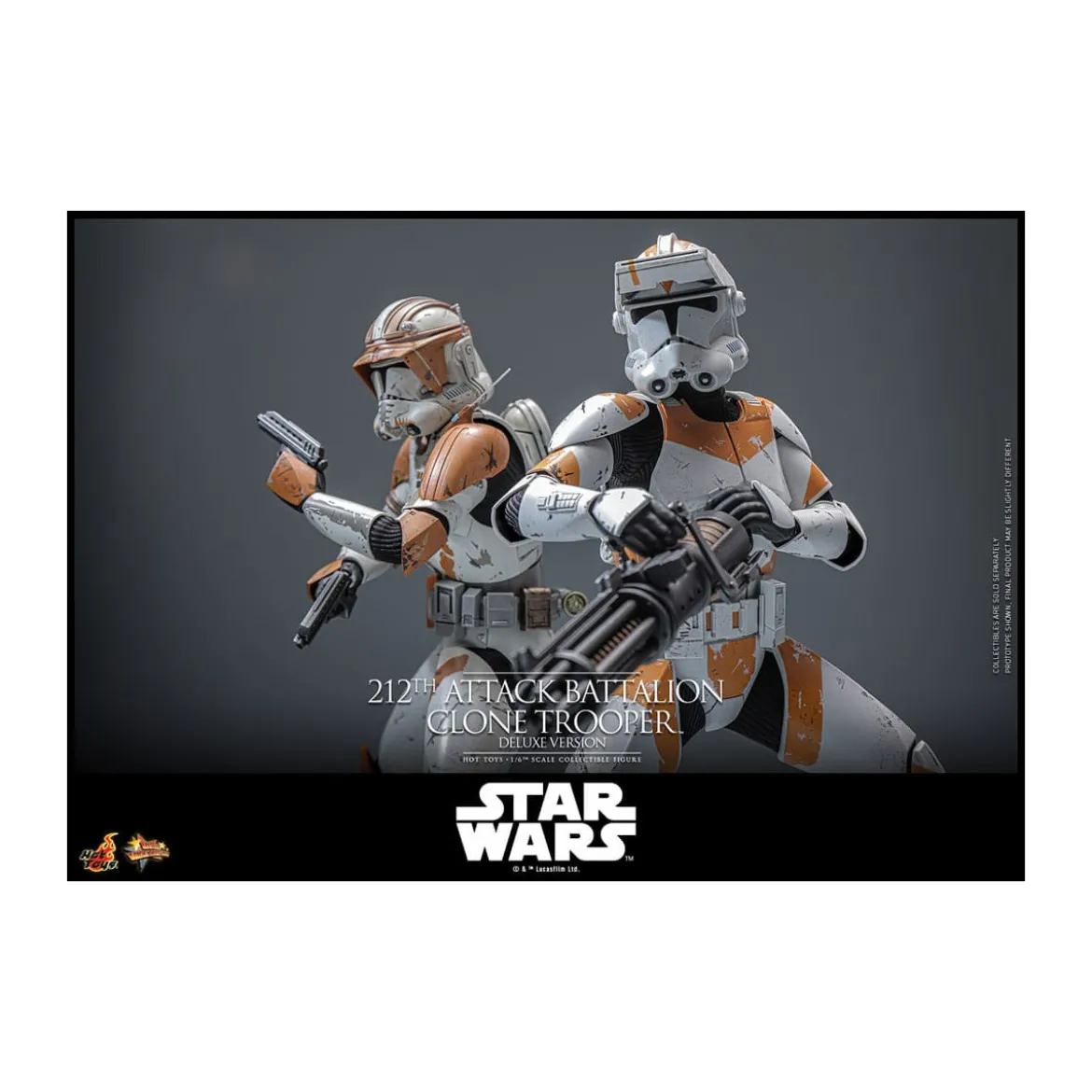 Hot Toys Star Wars - 212th Attack Battalion Clone Trooper Deluxe Version - The Clone Wars 1/6