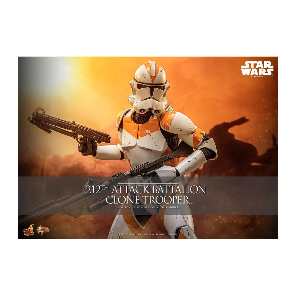 Hot Toys Star Wars - 212th Attack Battalion Clone Trooper Deluxe Version - The Clone Wars 1/6