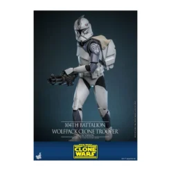 Hot Toys Star Wars - 104th Battalion Wolfpack Clone Trooper Deluxe Version - The Clone Wars 1/6