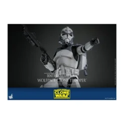 Hot Toys Star Wars - 104th Battalion Wolfpack Clone Trooper Deluxe Version - The Clone Wars 1/6