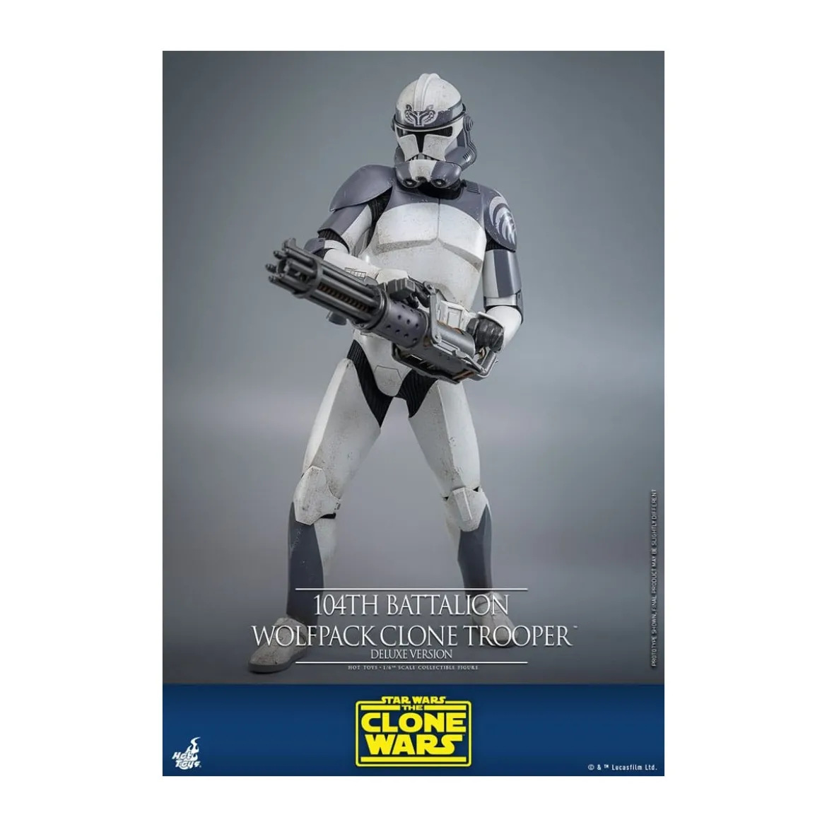 Hot Toys Star Wars - 104th Battalion Wolfpack Clone Trooper Deluxe Version - The Clone Wars 1/6