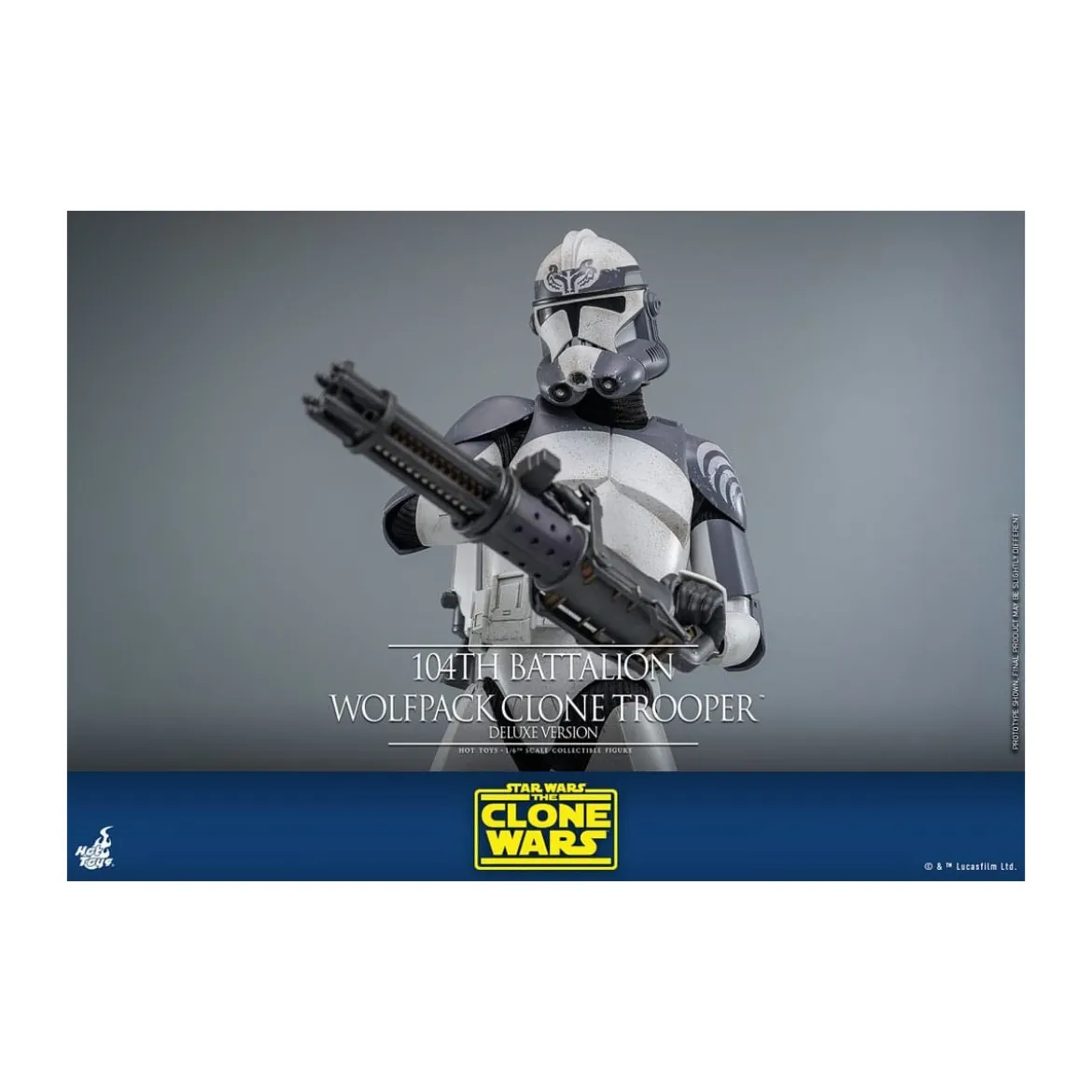 Hot Toys Star Wars - 104th Battalion Wolfpack Clone Trooper Deluxe Version - The Clone Wars 1/6