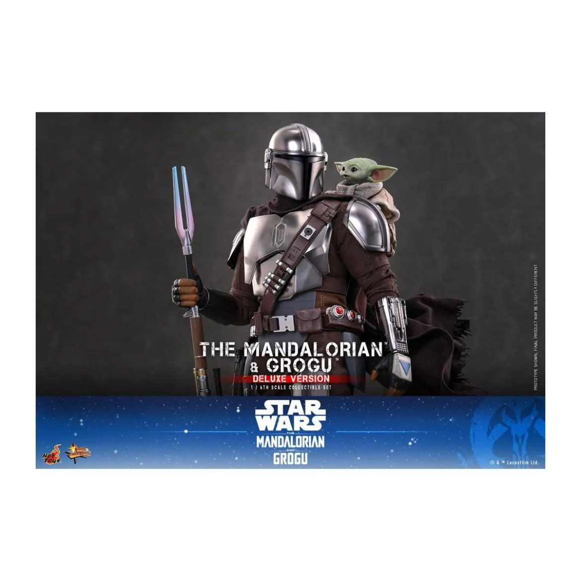 Hot Toys Star Wars - The Mandalorian and Grogu (Deluxe Version) MMS 1/6 - Star Wars: The Mandalorian & Grogu