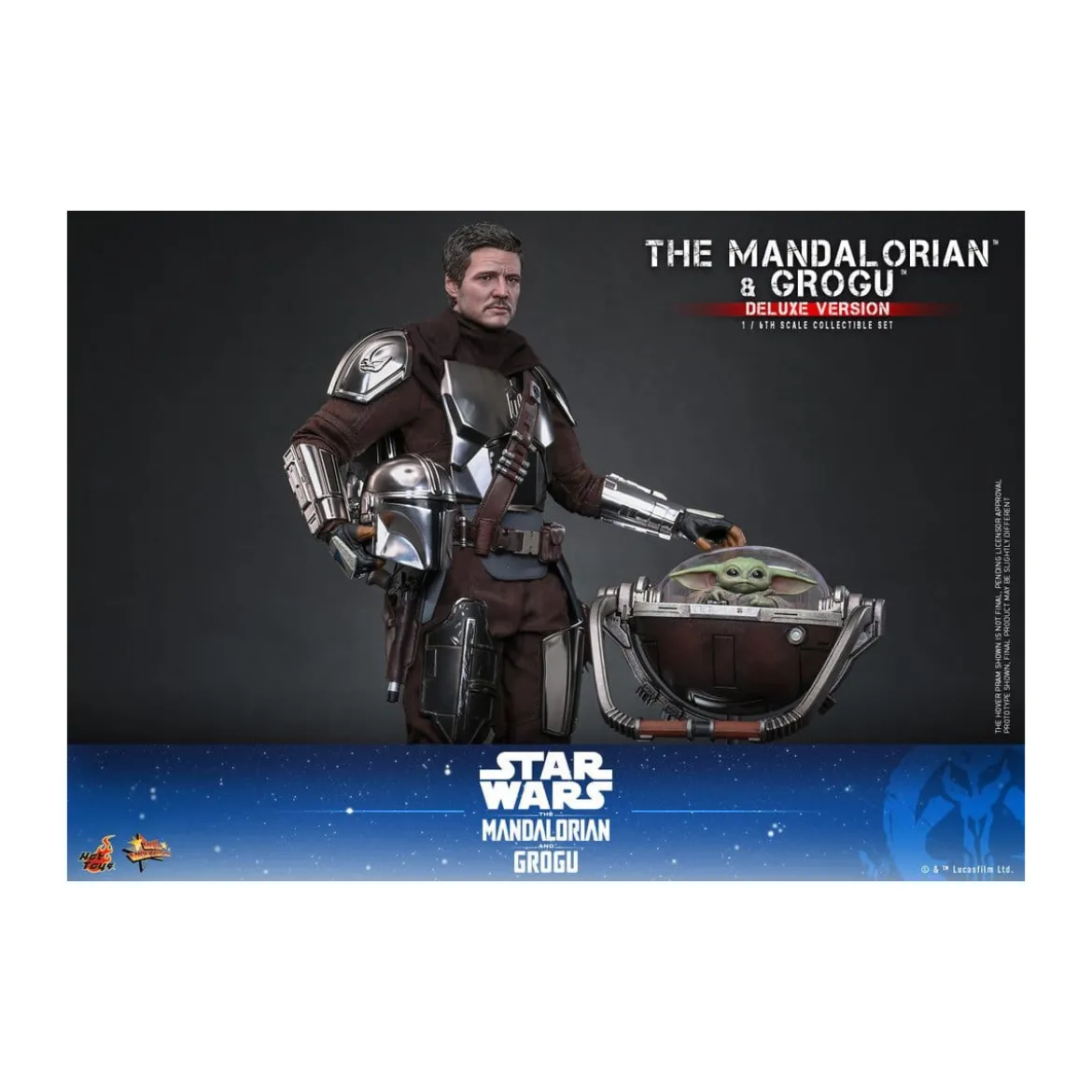 Hot Toys Star Wars - The Mandalorian and Grogu (Deluxe Version) MMS 1/6 - Star Wars: The Mandalorian & Grogu
