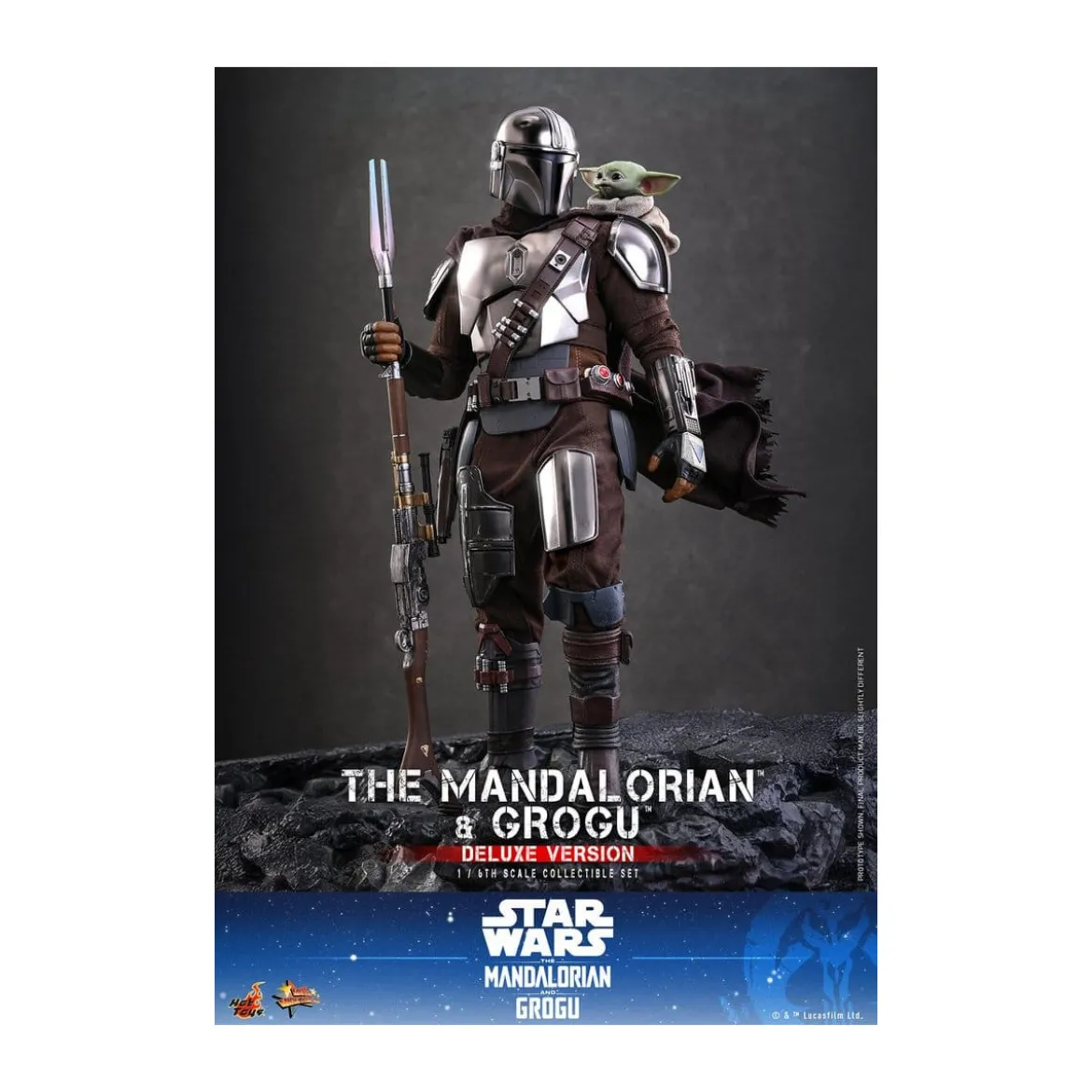 Hot Toys Star Wars - The Mandalorian and Grogu (Deluxe Version) MMS 1/6 - Star Wars: The Mandalorian & Grogu