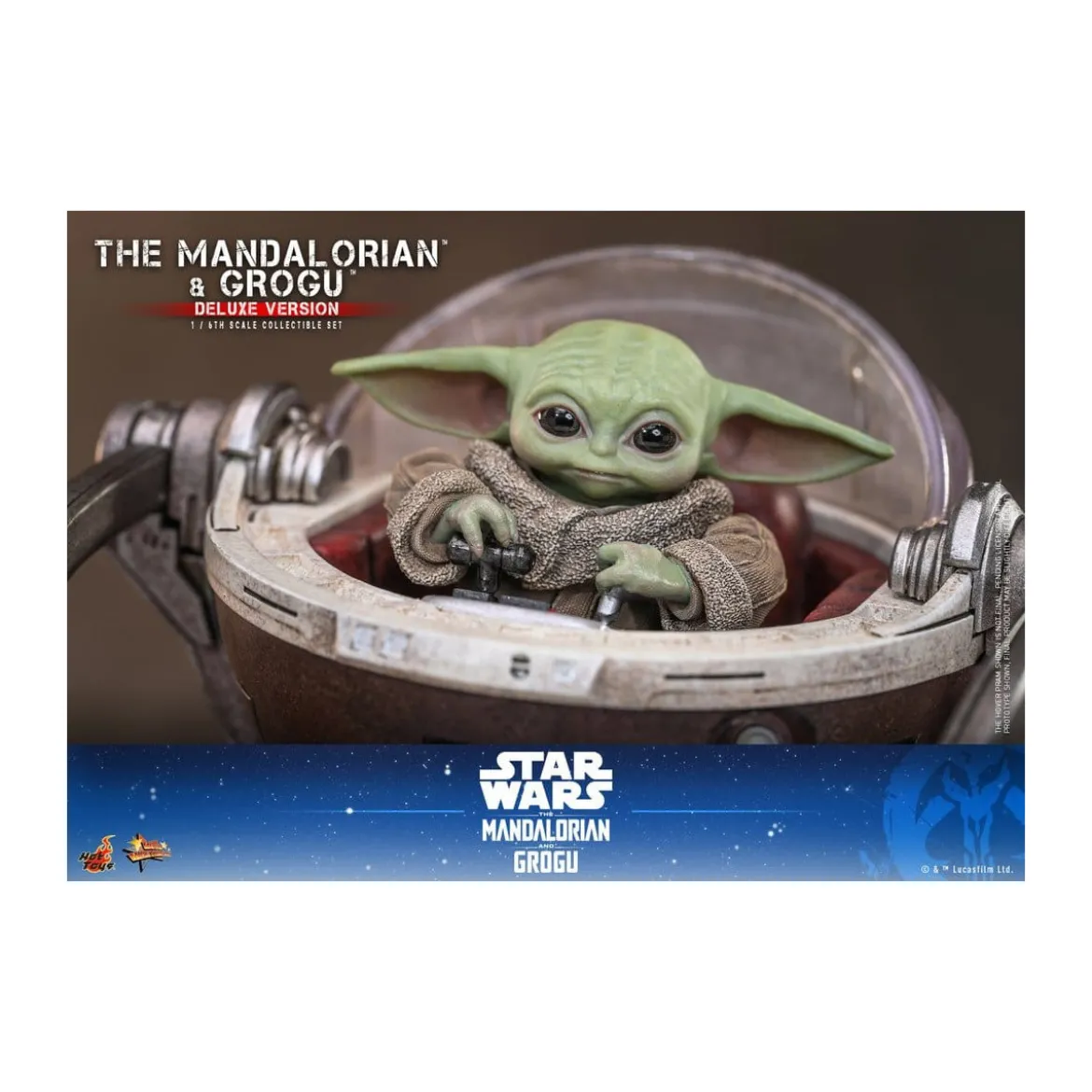 Hot Toys Star Wars - The Mandalorian and Grogu (Deluxe Version) MMS 1/6 - Star Wars: The Mandalorian & Grogu