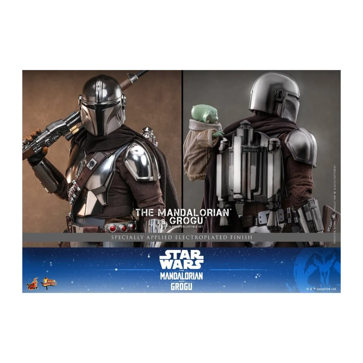 Hot Toys Star Wars - The Mandalorian and Grogu MMS 1/6 - Star Wars: The Mandalorian & Grogu