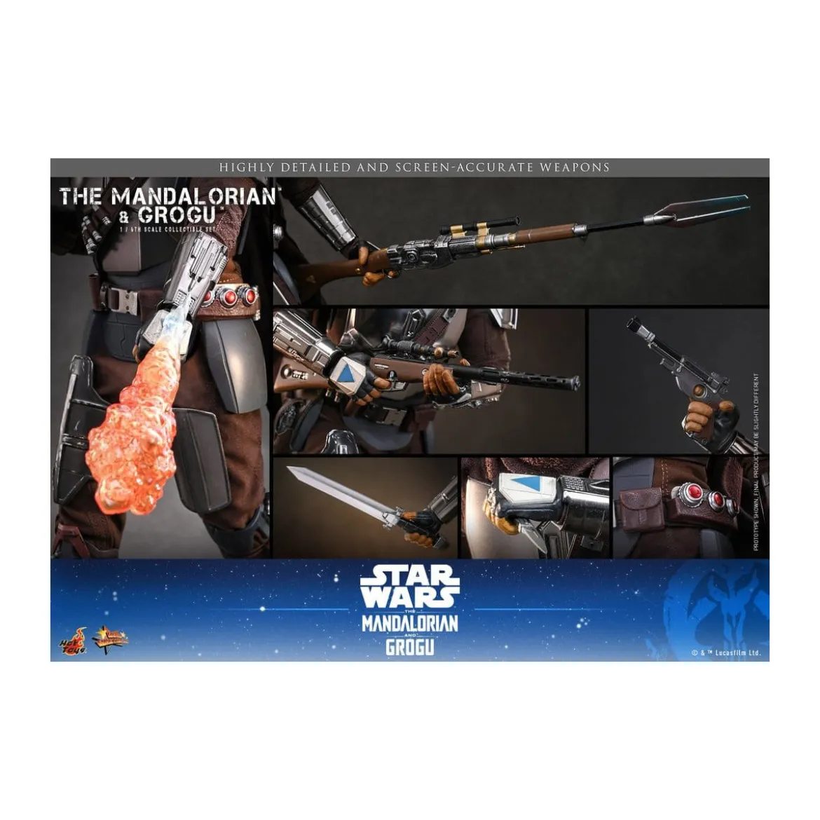 Hot Toys Star Wars - The Mandalorian and Grogu MMS 1/6 - Star Wars: The Mandalorian & Grogu