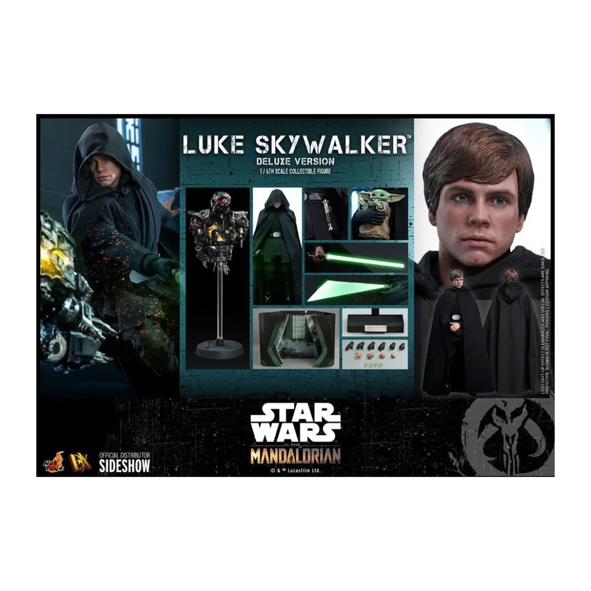 Hot Toys Star Wars The Mandalorian - Luke Skywalker Deluxe Version 1/6 Movie Masterpiece