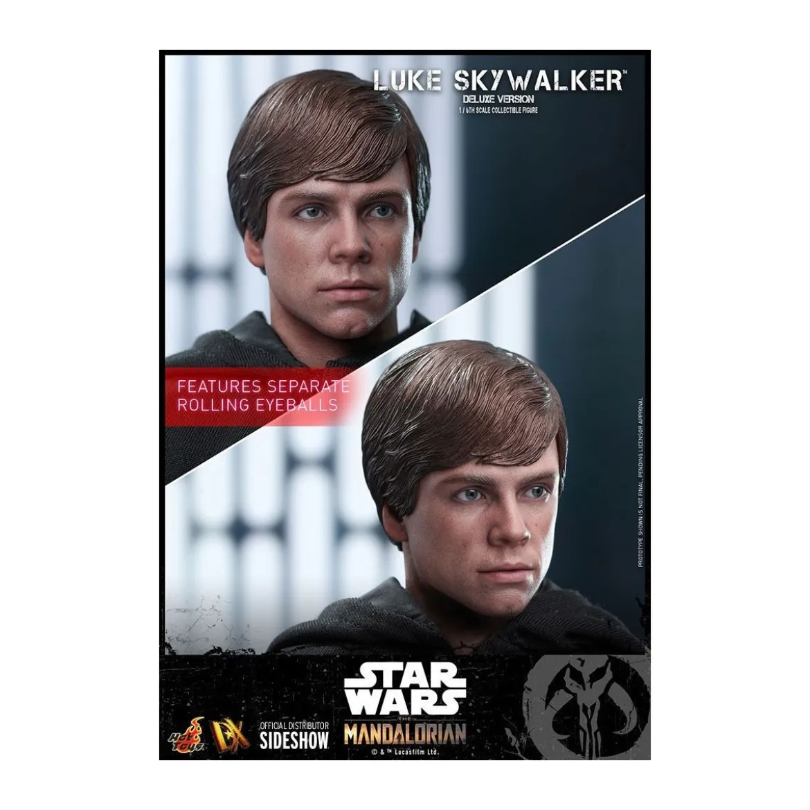 Hot Toys Star Wars The Mandalorian - Luke Skywalker Deluxe Version 1/6 Movie Masterpiece