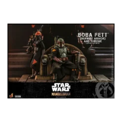 Hot Toys Star Wars The Mandalorian - Boba Fett (Repaint Armor) and Throne 1/6 TMS056
