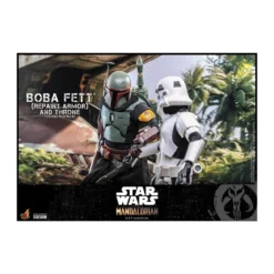 Hot Toys Star Wars The Mandalorian - Boba Fett (Repaint Armor) and Throne 1/6 TMS056