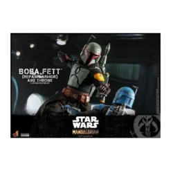 Hot Toys Star Wars The Mandalorian - Boba Fett (Repaint Armor) and Throne 1/6 TMS056