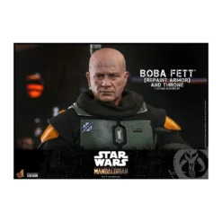 Hot Toys Star Wars The Mandalorian - Boba Fett (Repaint Armor) and Throne 1/6 TMS056