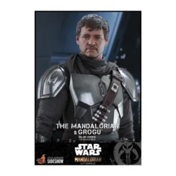 Hot Toys Star Wars The Mandalorian pack 2 figurines 1/6 The Mandalorian & Grogu Deluxe Version