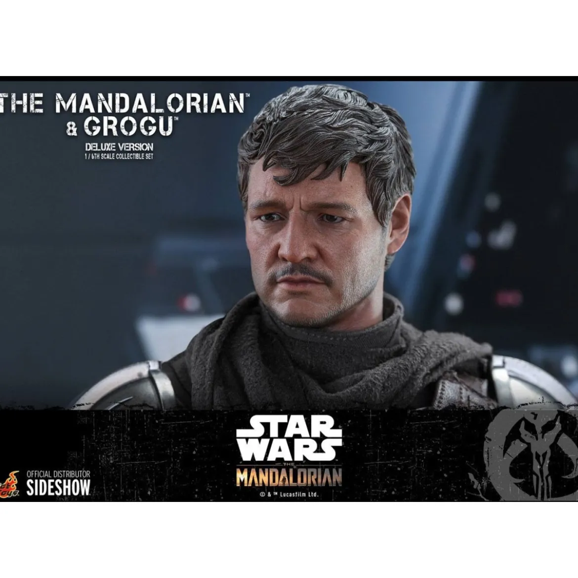 Hot Toys Star Wars The Mandalorian pack 2 figurines 1/6 The Mandalorian & Grogu Deluxe Version