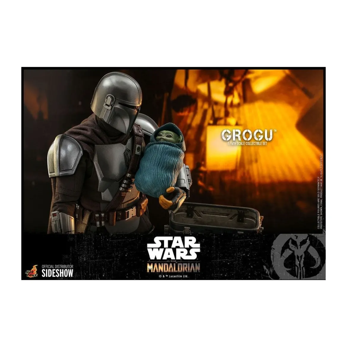 Hot Toys Star Wars - The Mandalorian - Grogu 1/6 pack de 3 figurines