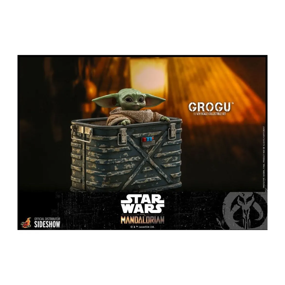Hot Toys Star Wars - The Mandalorian - Grogu 1/6 pack de 3 figurines