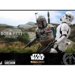 Hot Toys Star Wars The Mandalorian Boba Fett Deluxe Version 1/6 Movie Masterpiece