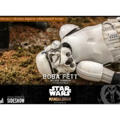 Hot Toys Star Wars The Mandalorian Boba Fett Deluxe Version 1/6 Movie Masterpiece