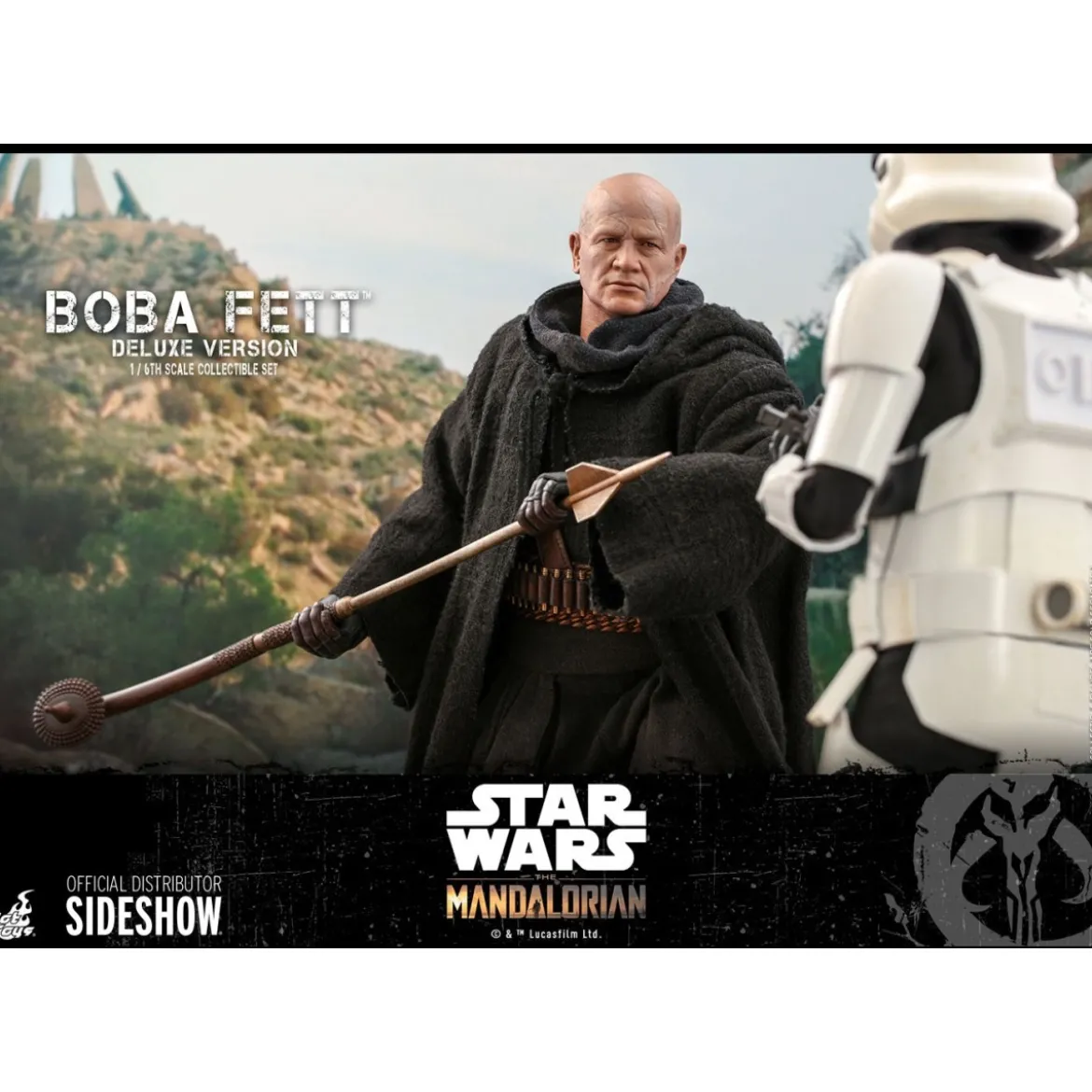 Hot Toys Star Wars The Mandalorian Boba Fett Deluxe Version 1/6 Movie Masterpiece