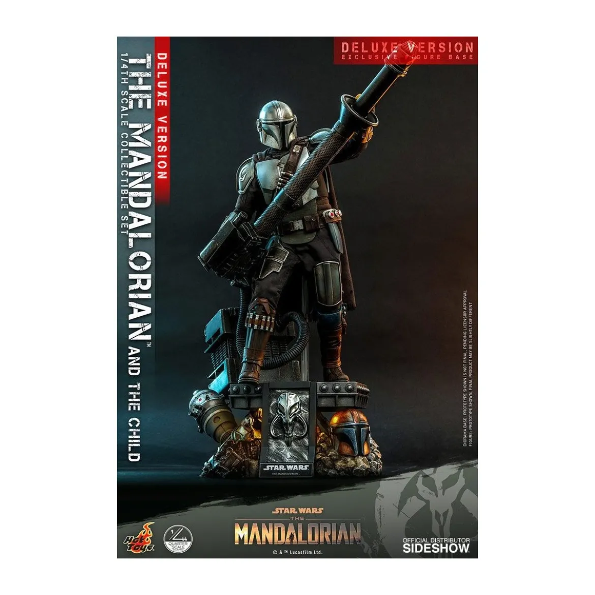 Hot Toys Star Wars - The Mandalorian and the Child Deluxe 1/4