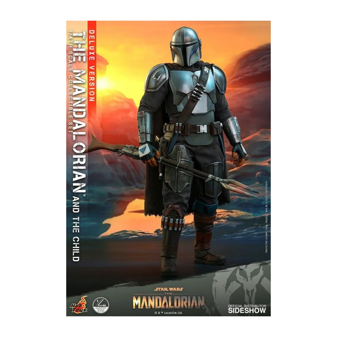 Hot Toys Star Wars - The Mandalorian and the Child Deluxe 1/4