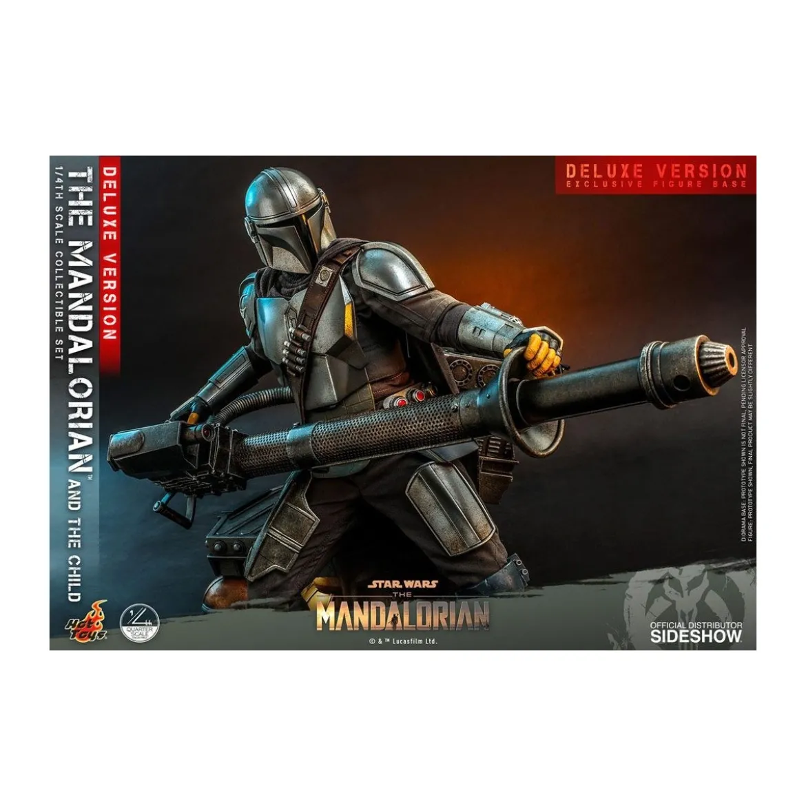 Hot Toys Star Wars - The Mandalorian and the Child Deluxe 1/4