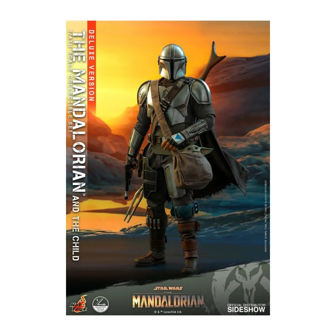 Hot Toys Star Wars - The Mandalorian and the Child Deluxe 1/4