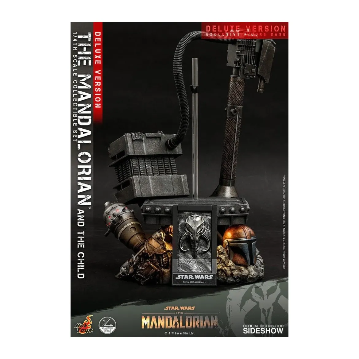 Hot Toys Star Wars - The Mandalorian and the Child Deluxe 1/4