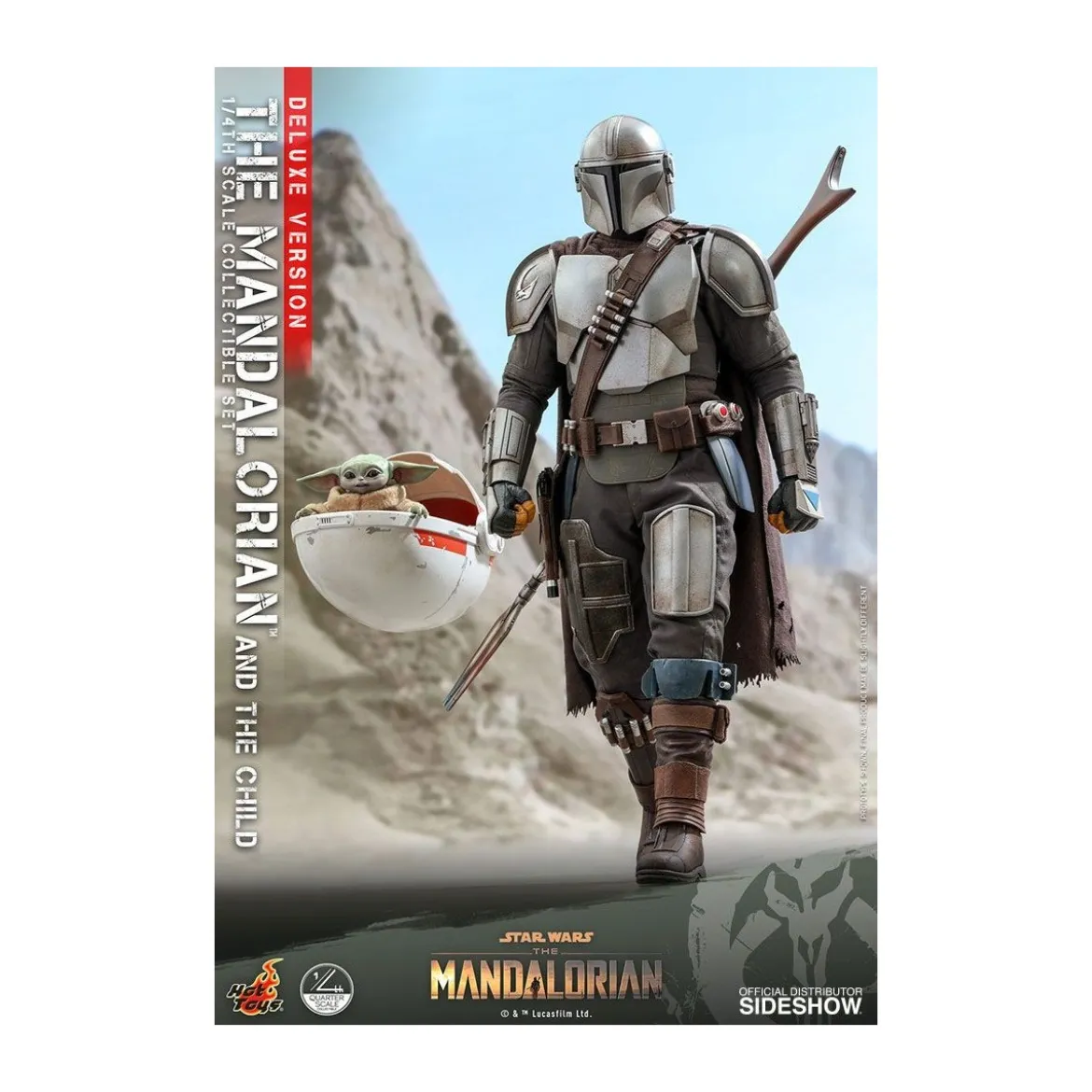Hot Toys Star Wars - The Mandalorian and the Child Deluxe 1/4