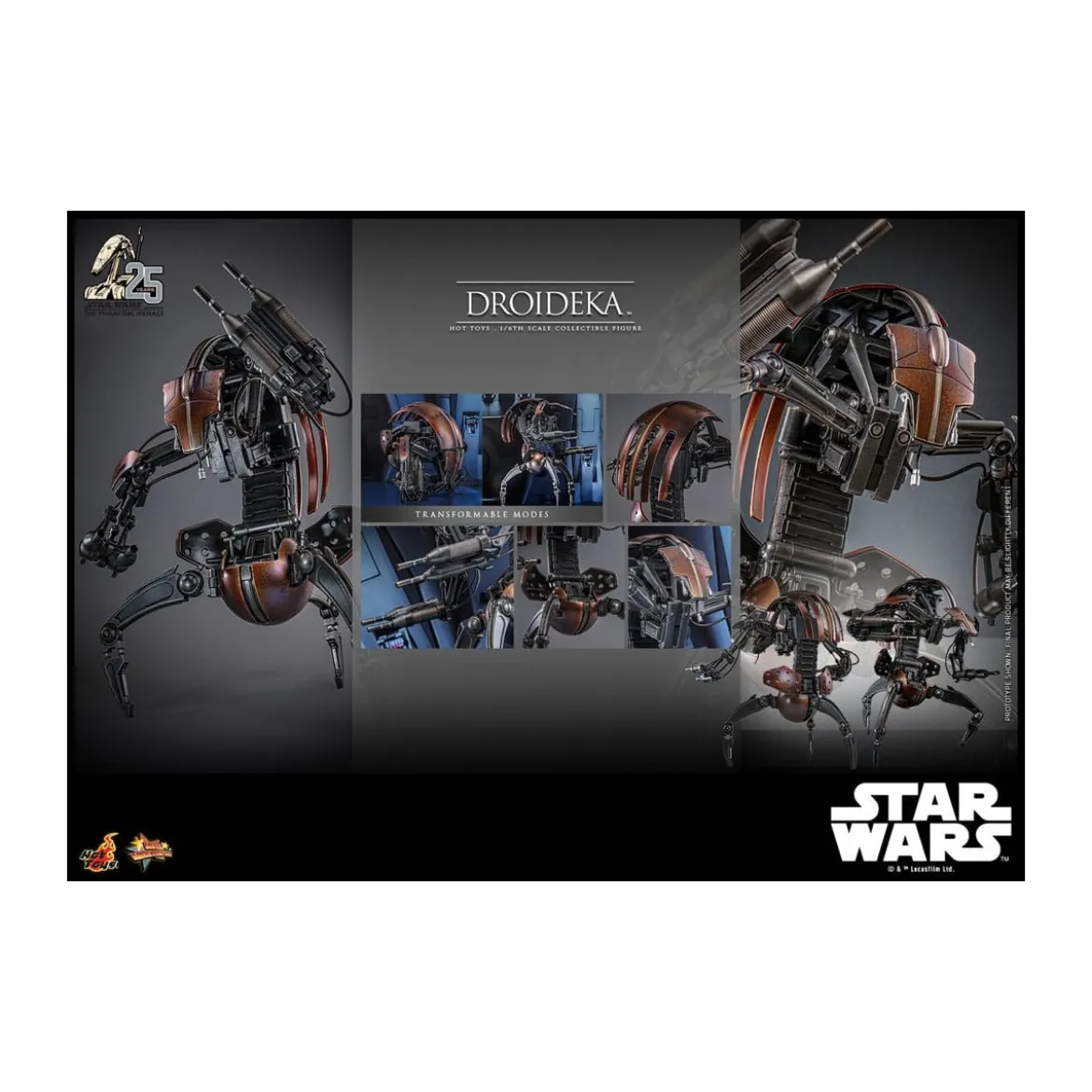 Hot Toys Star Wars The Phantom Menace - Droideka MMS 1/6