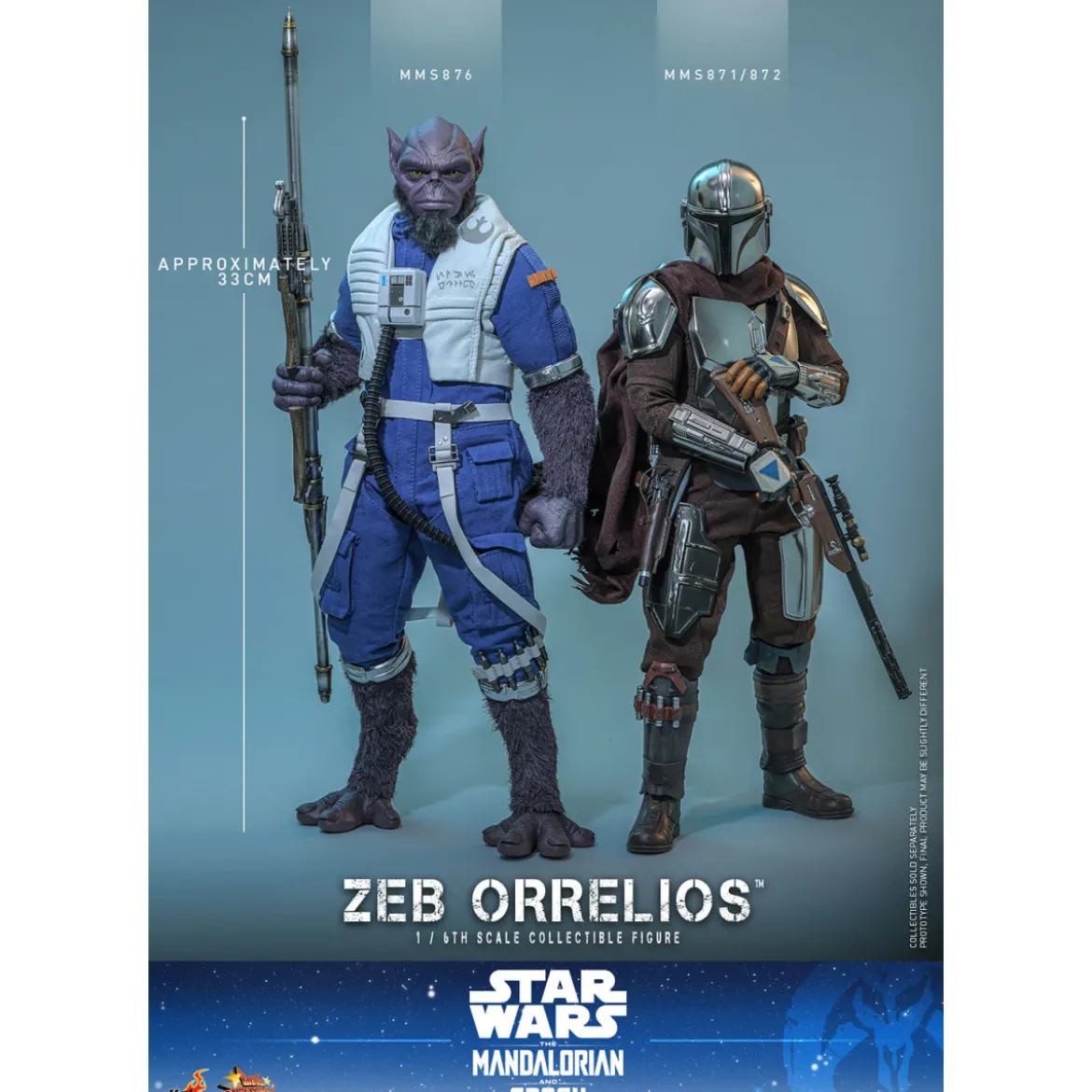 Hot Toys Star Wars - Zeb Orrelios 1/6 MMS876 - Star Wars: The Mandalorian & Grogu