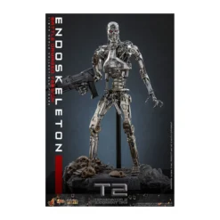 Hot Toys - Terminator 2: Judgment Day MMS 1/6 - Endoskeleton (Battle Damaged Version) Die cast MMS840D77
