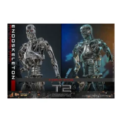 Hot Toys - Terminator 2: Judgment Day MMS 1/6 - Endoskeleton (Battle Damaged Version) Die cast MMS840D77
