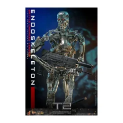 Hot Toys - Terminator 2: Judgment Day MMS 1/6 - Endoskeleton (Battle Damaged Version) Die cast MMS840D77